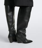 Souliers Martinez Nevada leather knee-high boots