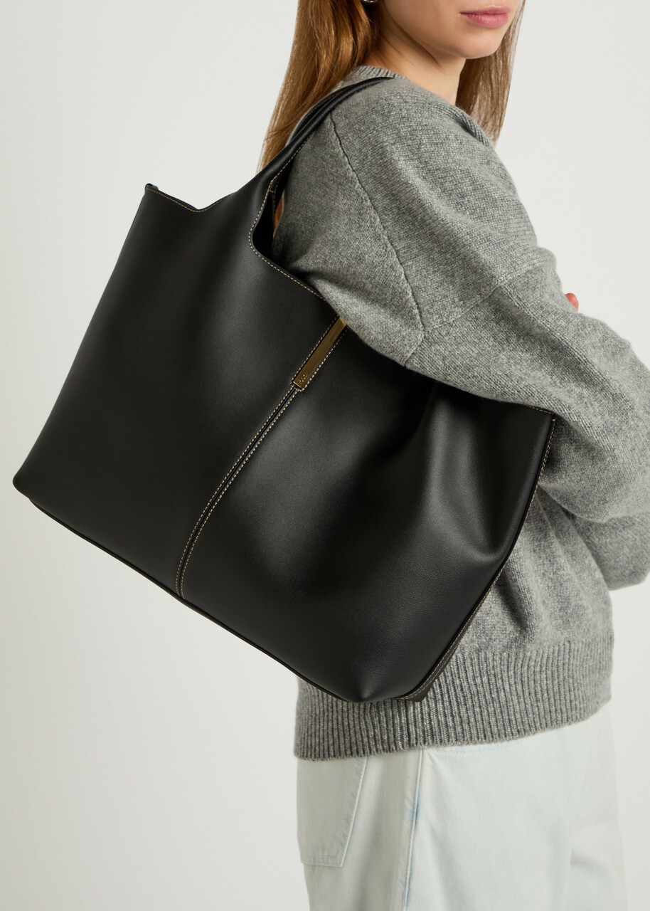 Tods Small Leather Tote bag - Black - One Size