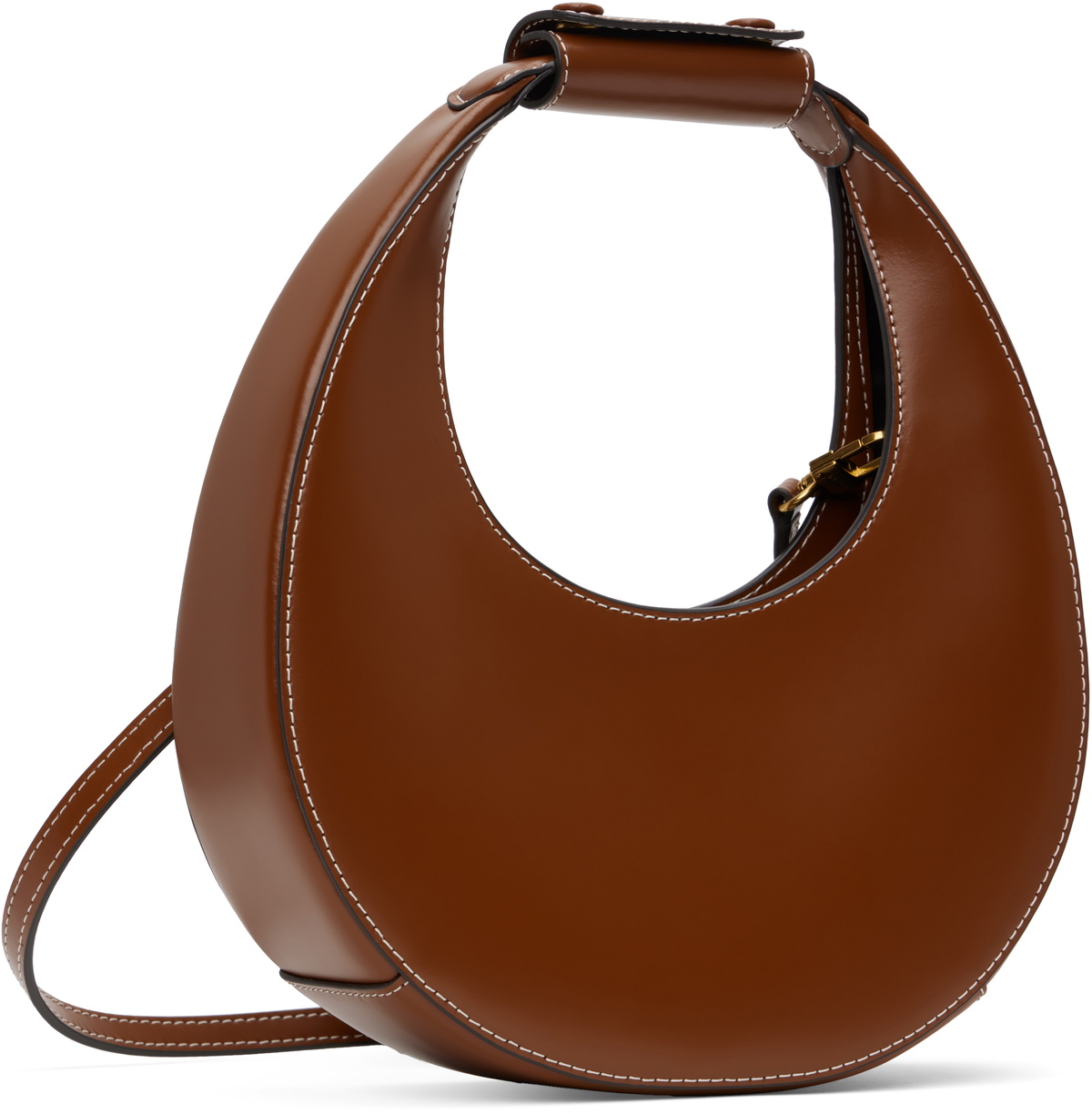 Staud Brown Mini Moon Bag Staud