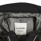 END. x and wander Nylon Print Jacket in Charcoal