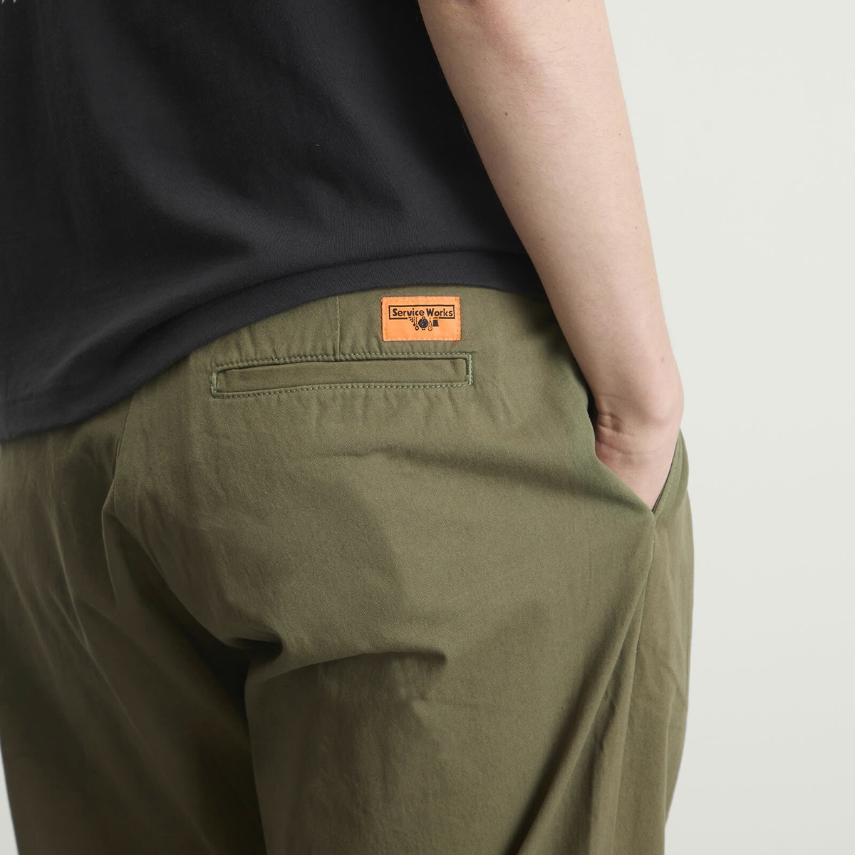 Service Works Men's Twill Part Timer Pants in Olive