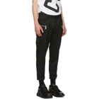 Dsquared2 Black Wool Hockey Fit Trousers