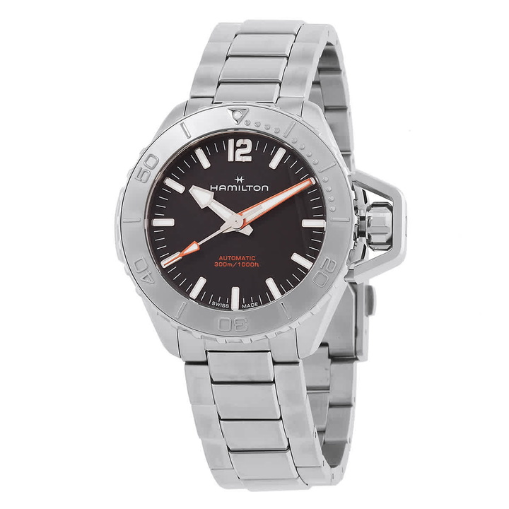 Photo: Hamilton Automatic Black Dial Watch H77485130