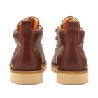 Fracap Men's M120 Natural Vibram Sole Scarponcino Boot in Dark Brown
