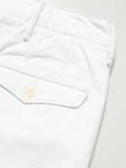 RRL - Officer's Straight-Leg Herringbone Cotton Trousers - White