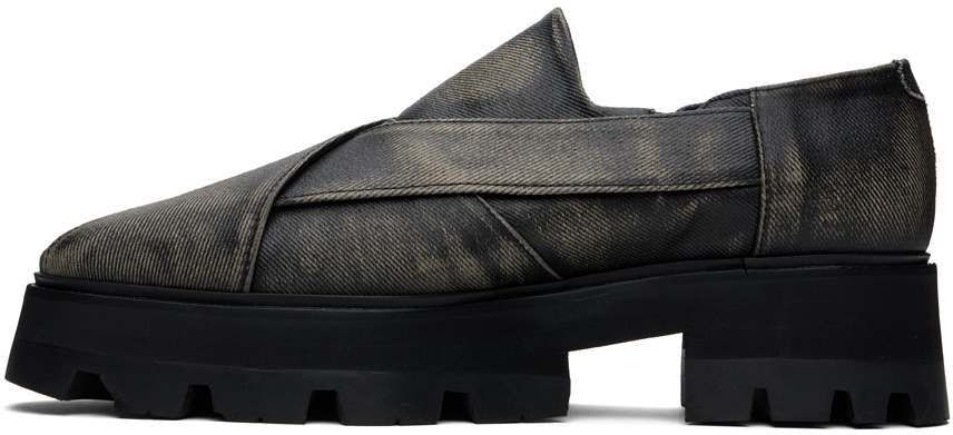 【関税込み】GmbH ブラック Chunky Chapal スリッポン GmbH Black Chunky Chapal Loafers GmbH