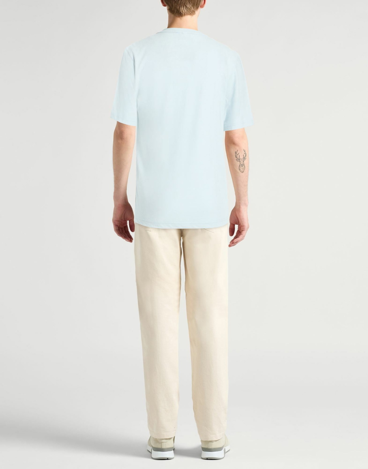 Lardini Mens T-shirt Sky in Blue