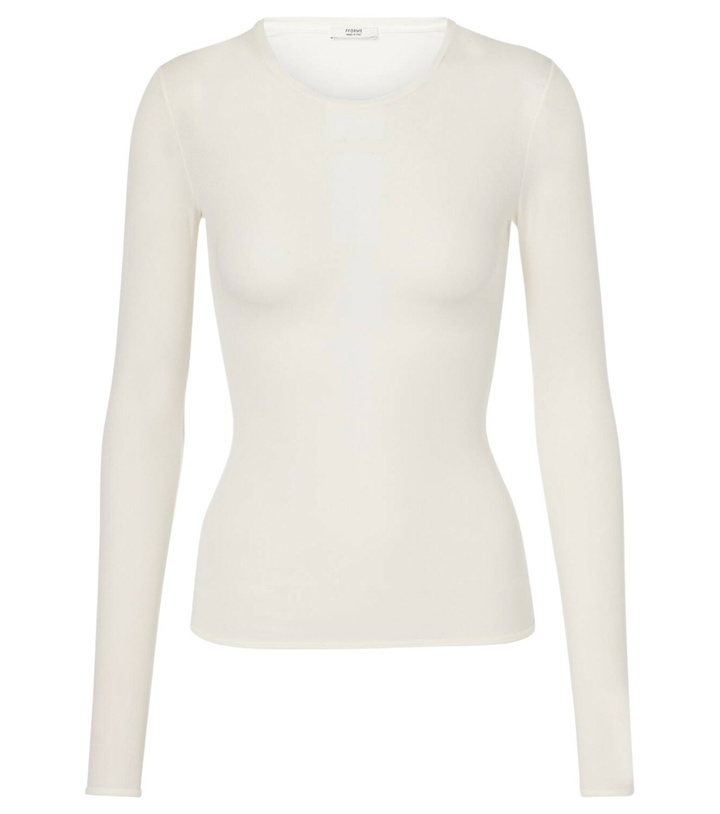 Photo: Fforme Ames sheer silk-blend top