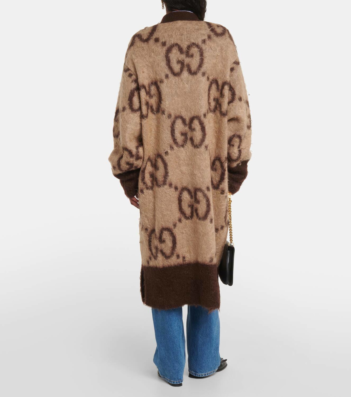 Gucci GG jacquard mohair-blend cardigan Gucci