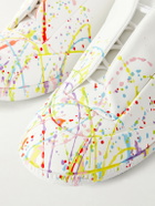 Maison Margiela - Future Low Paint-Splattered Leather Sneakers - White