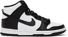 Nike Black & White Dunk High Retro Sneakers