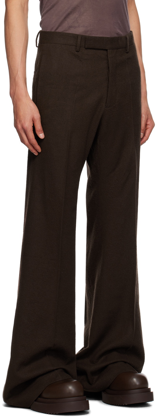Rick Owens Brown Astaire Trousers Rick Owens