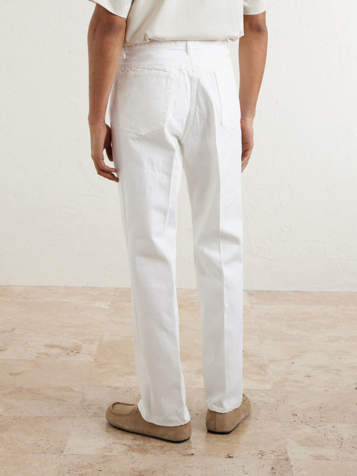Kaptain Sunshine - Skate Straight-Leg Jeans - White