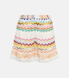 Missoni Mare Zig-zag knit shorts