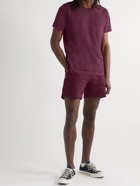 Onia - Garment-Dyed Cotton-Jersey T-Shirt - Burgundy