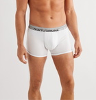 Dolce & Gabbana - Stretch-Cotton Boxer Briefs - White