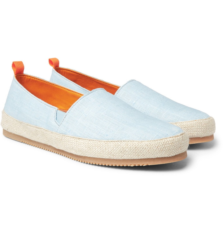 Photo: Mulo - Linen Espadrilles - Blue