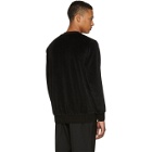 Givenchy Black Velvet 4G Slim Fit Sweatshirt