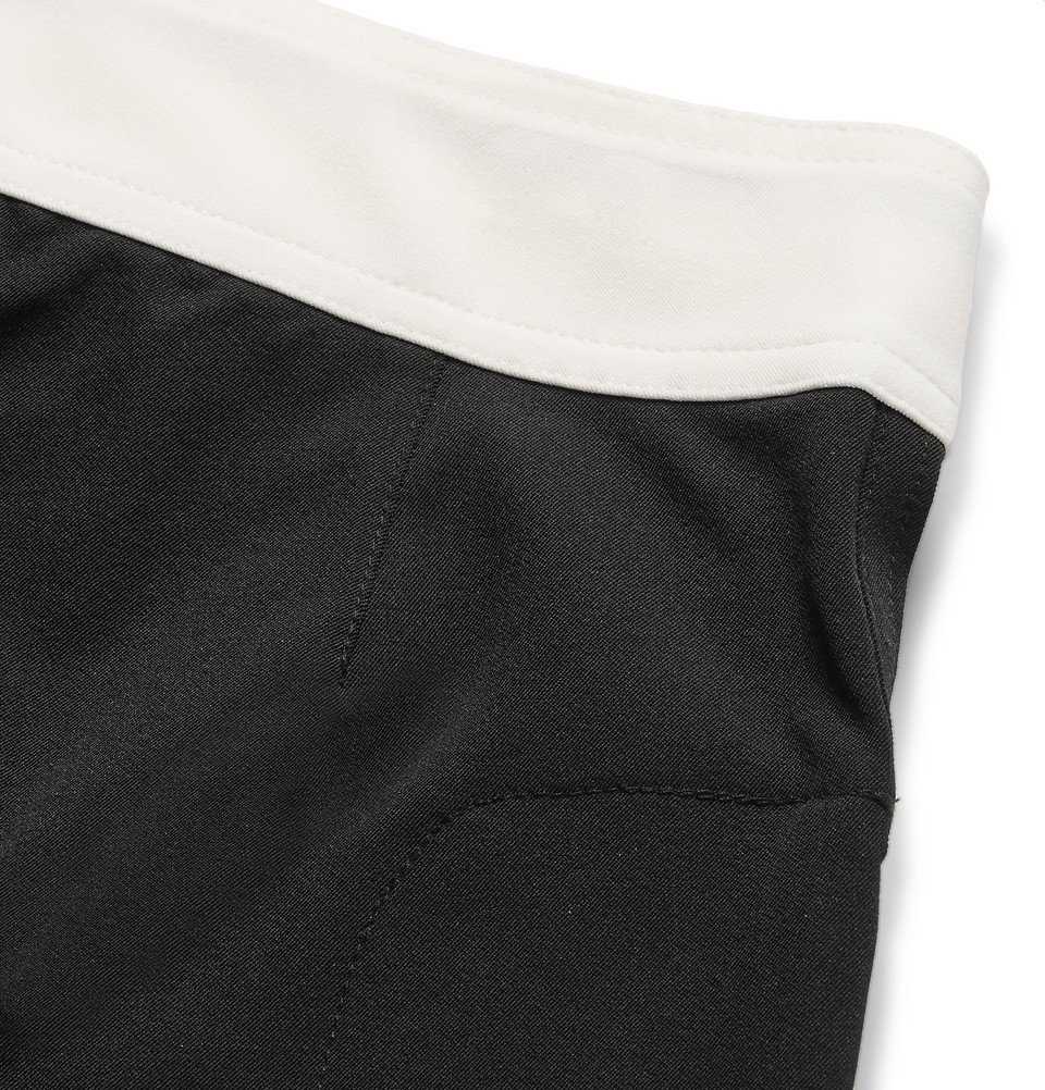 Everest Isles - Draupner Two-Tone Mid-Length Swim Shorts - Black