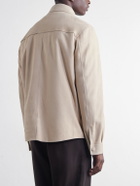 Slowear - Montedoro Suede Overshirt - Neutrals