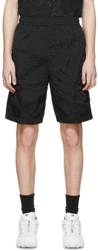 Photo: Stone Island Black Nylon Shorts