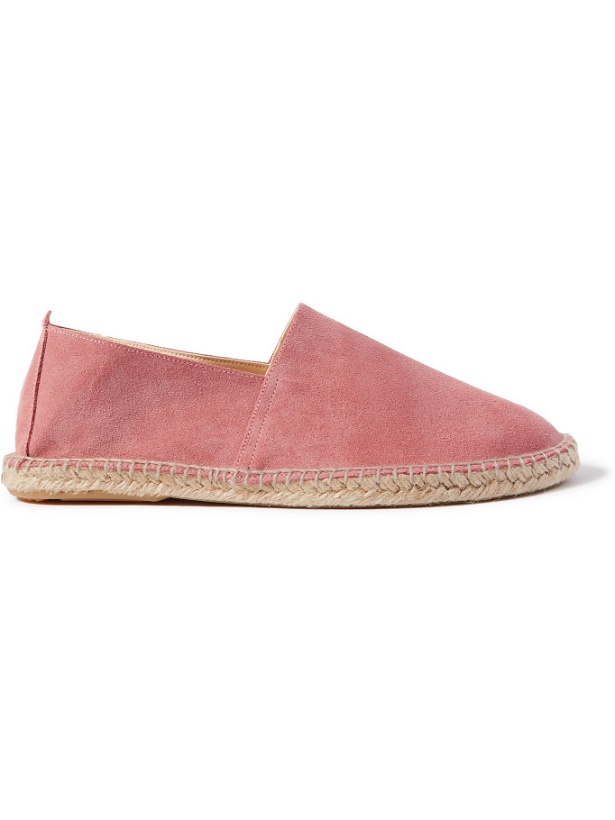 Photo: ANDERSON & SHEPPARD - Suede Espadrilles - Pink