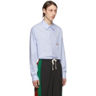 Gucci Blue GG Oxford Shirt