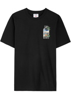 Casablanca LA Night Logo Cotton T-shirt Black