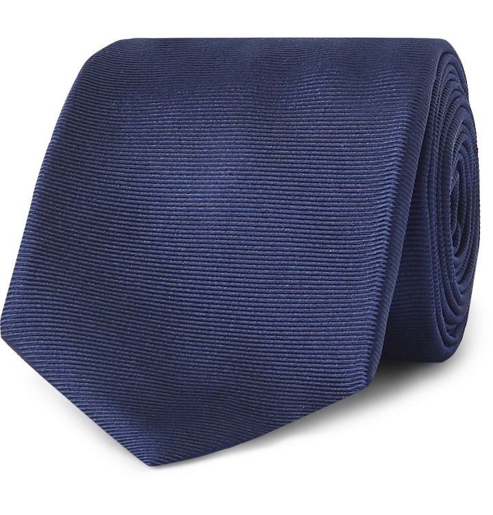 Photo: Berluti - 6.5cm Mulberry Silk-Jacquard Tie - Blue