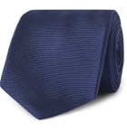Berluti - 6.5cm Mulberry Silk-Jacquard Tie - Blue