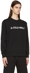 A-COLD-WALL* Black Essential Logo Sweatshirt