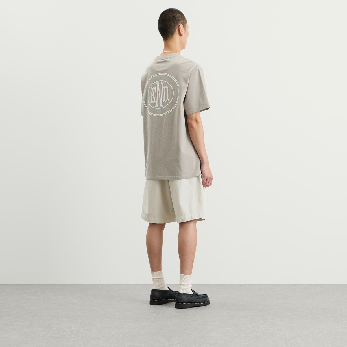 END. Leisure T-Shirt in Ash Grey
