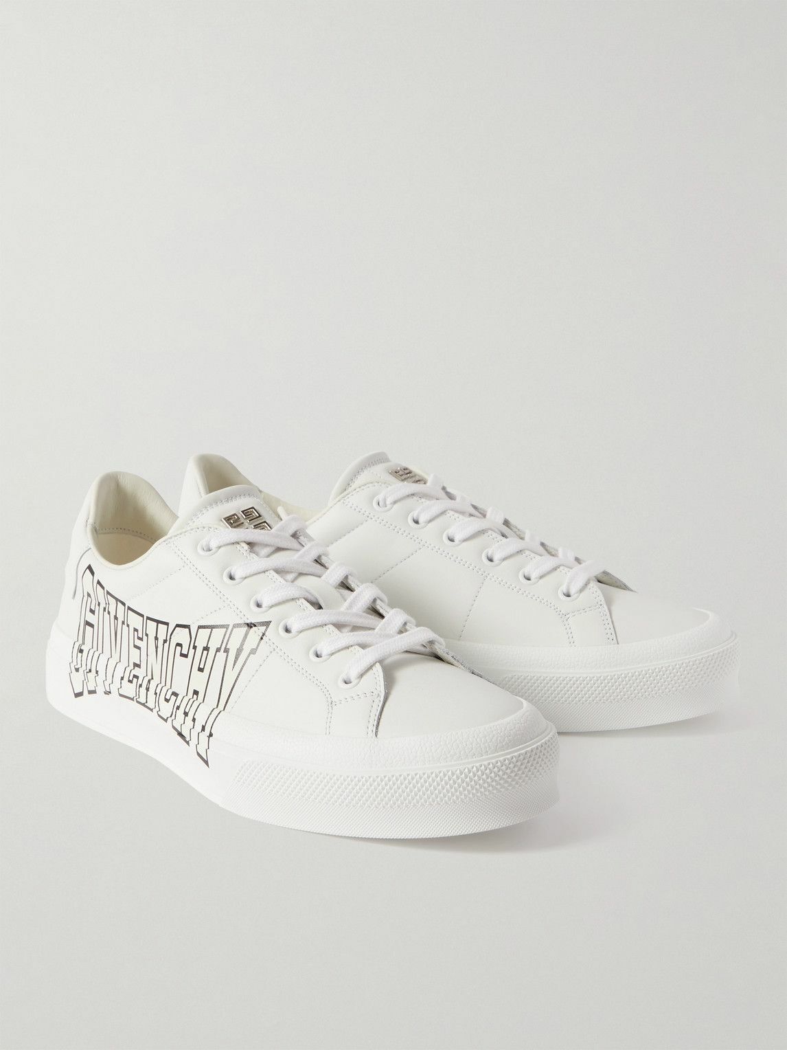 【数量限定】GIVENCHY_men / CITY SPORT LOGO レザー スニーカー Givenchy Men's City Sport Black Patent Leather Sneakers