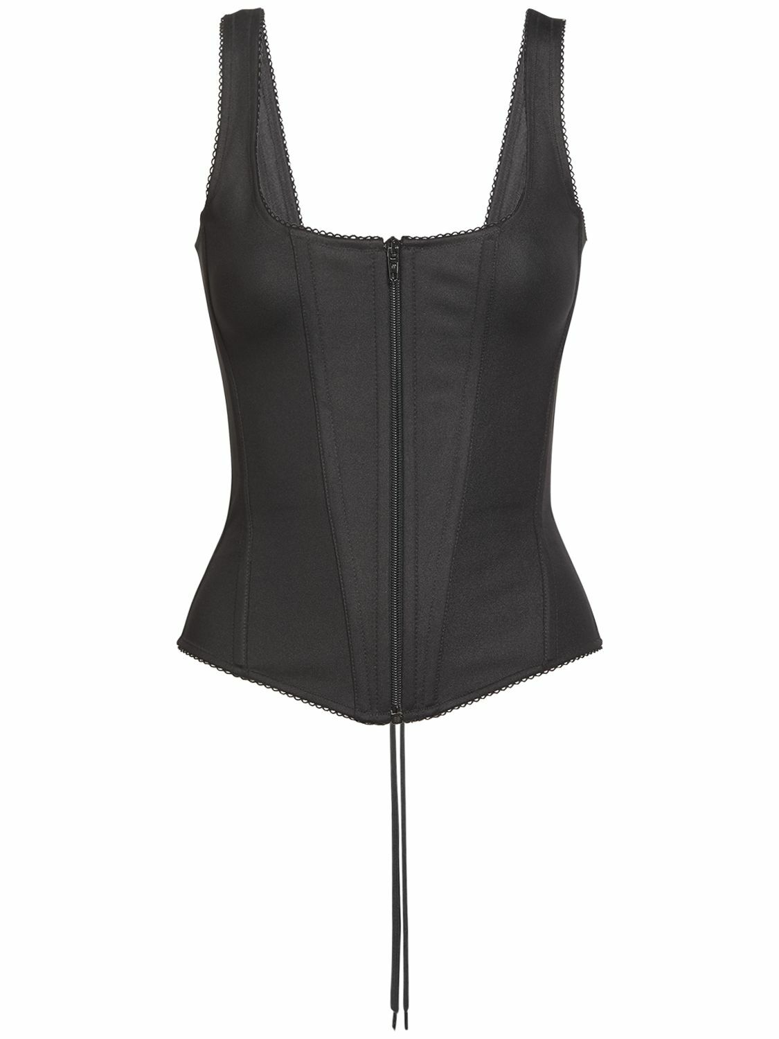 BALENCIAGA - Spandex Corset Tank Top Balenciaga