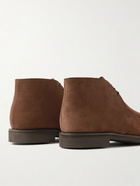 George Cleverley - Jacob Full-Grain Suede Chukka Boots - Brown