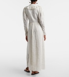 Isabel Marant Zoen floral cotton and silk maxi dress
