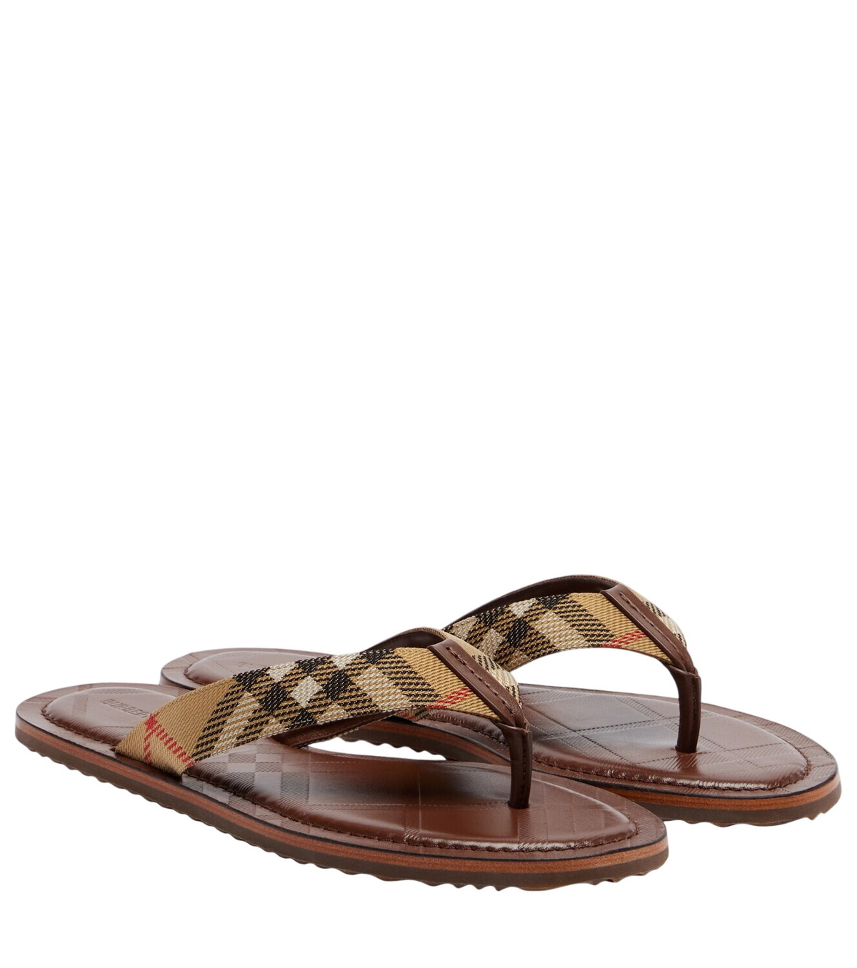 Burberry Jackie shearling and leather mules Burberry