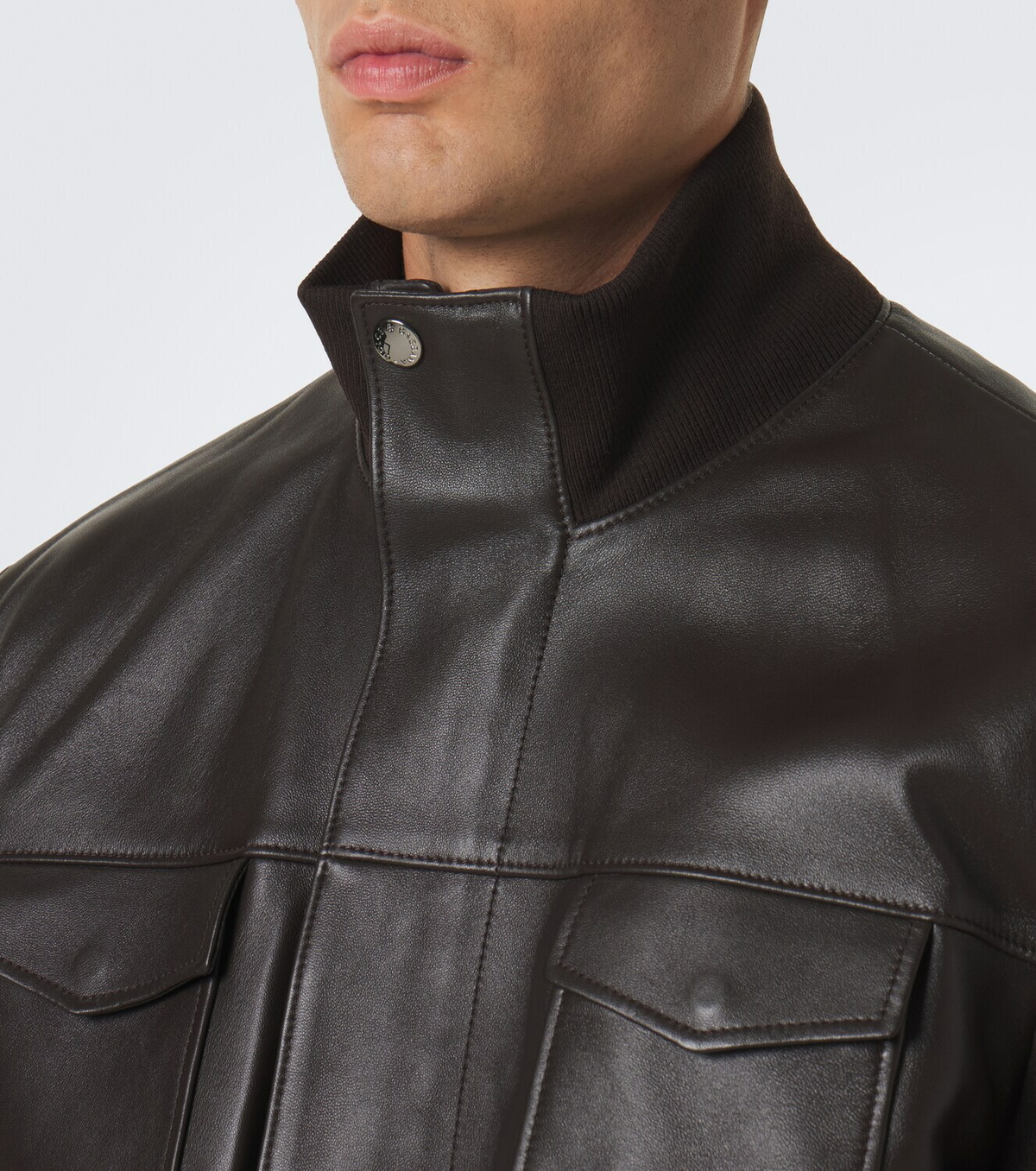Dolce&Gabbana Leather blouson jacket