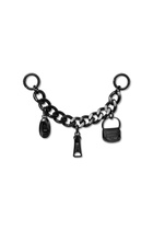 Diesel Charm Thick Gun Metal - Universal straps - Unisex - Black