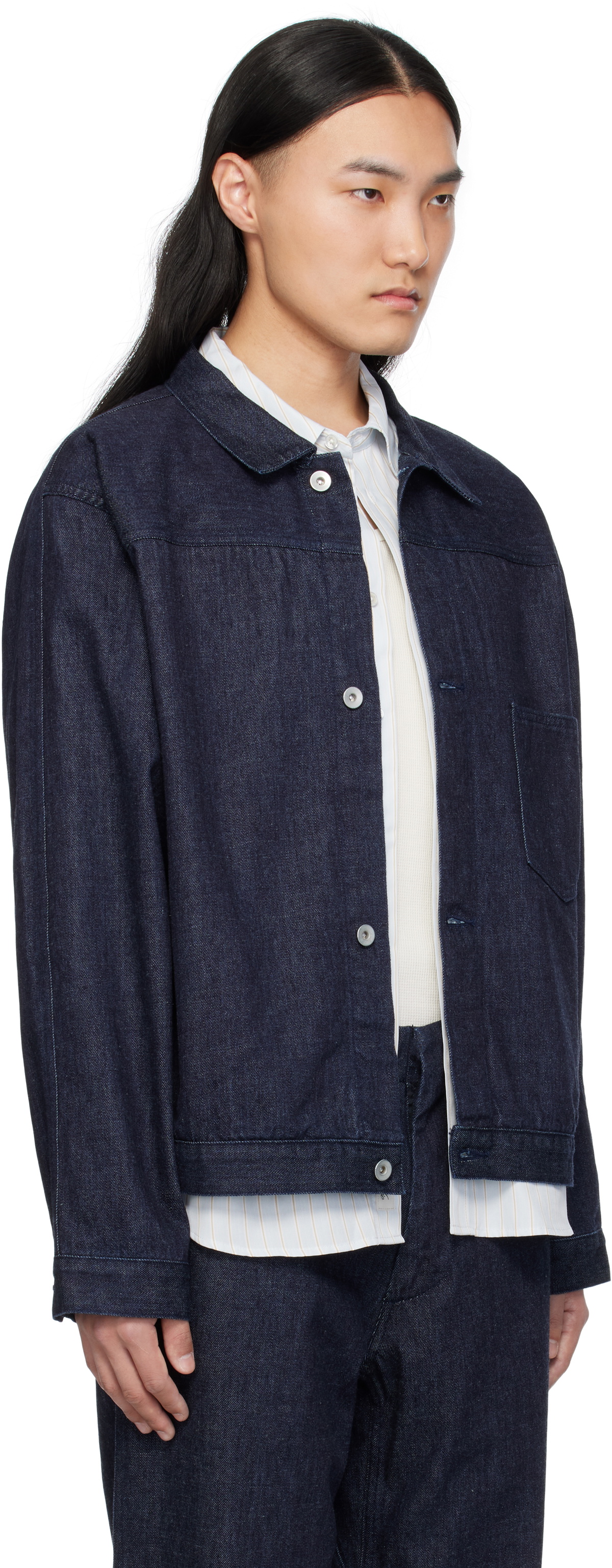 nanamica Indigo Short Denim Jacket