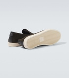Giorgio Armani Asv jacquard slip-on shoes