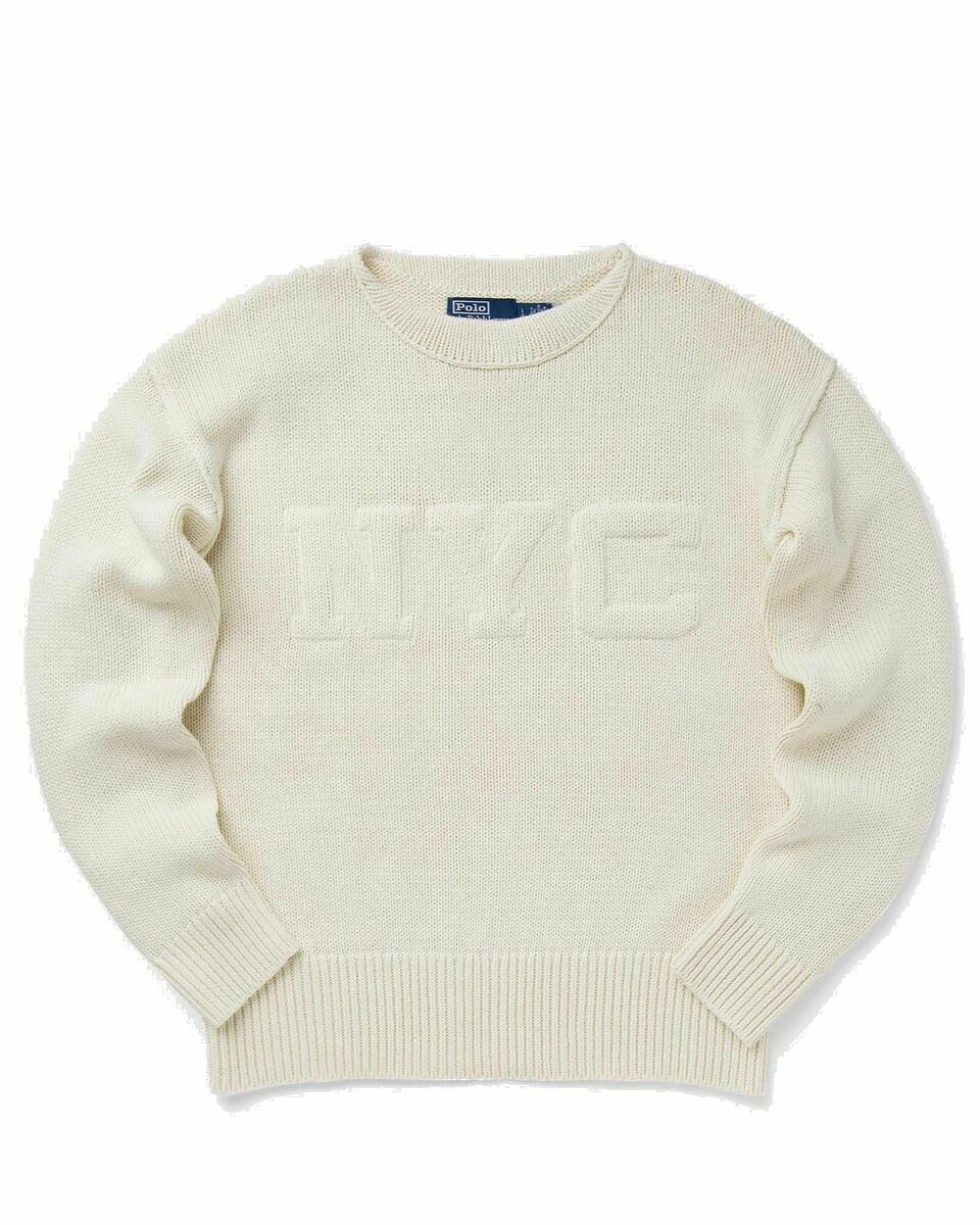 Photo: Polo Ralph Lauren Long Sleeve Pullover Beige - Mens - Pullovers