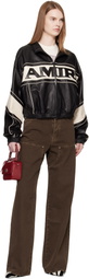 AMIRI Black AMIRI Sport Leather Jacket