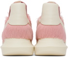 Rick Owens Pink Geo Geth Sneakers