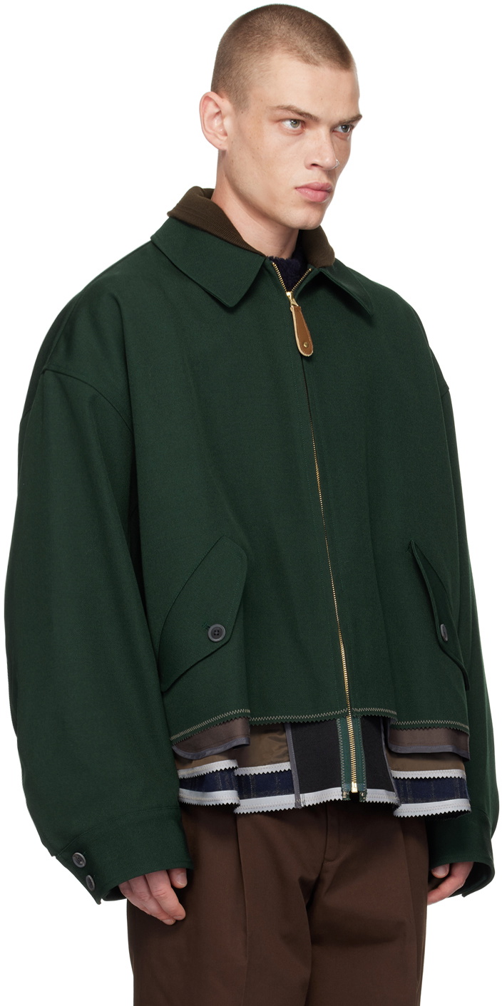 kolor 16aw コート kolor Green Layered Jacket Kolor