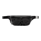 Saint Laurent Black Vintage Studded Belt Bag