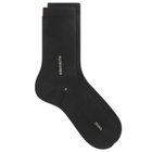 RoToTo Allrounder Tech-Mesh Crew Sock in Black
