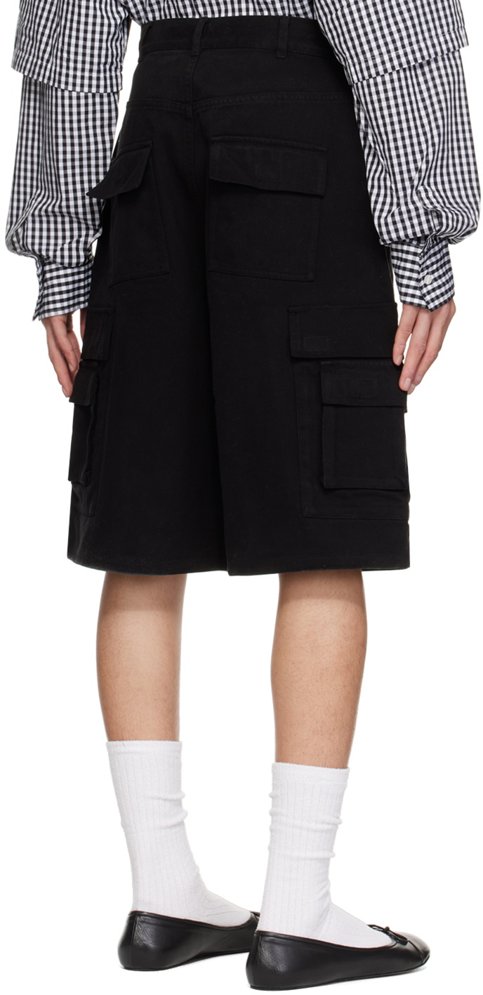 ABRA Black Pocket Shorts