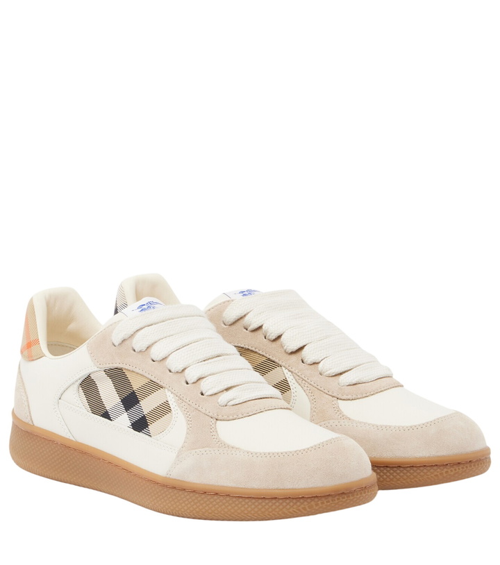 Photo: Burberry Terrace leather and suede sneakers