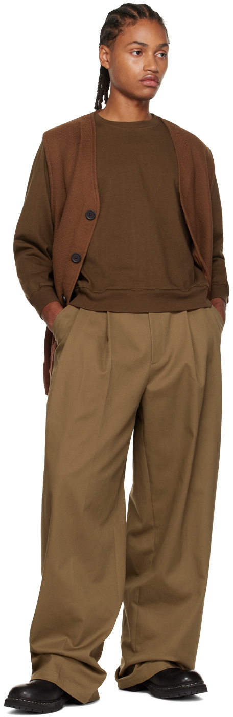 3MAN Brown Rugby Sweatshirt